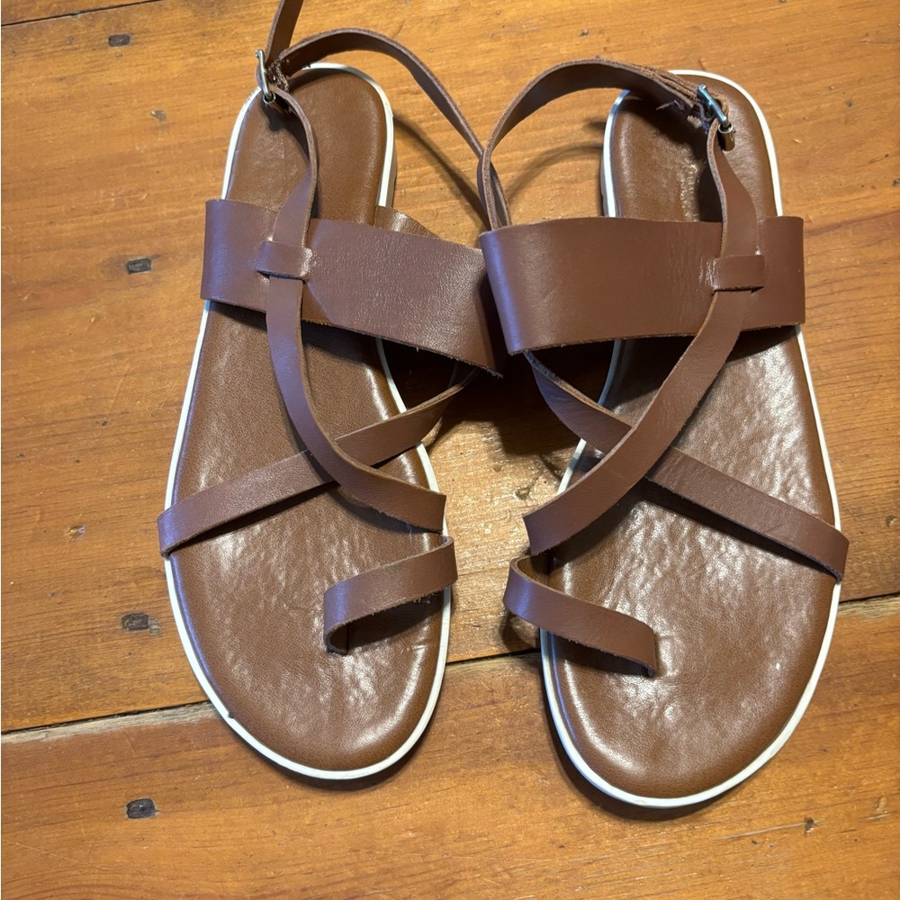 Brown Strappy Sandals